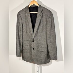 J.Crew Ludlow Glen Plaid Wool Blazer Vitale Barberis Canonico Italian Fabric 38R